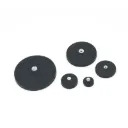 Rubber Beklede Neodymium Magneet met Draadbus - STD Serie