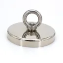Neodymium Vismagneet met RVS Oogbout - SNJ & LNJ Serie